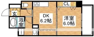 エステムコート新大阪Ⅹザ・ゲート【8階】の間取り