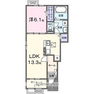 セレーノ【1階】の間取り
