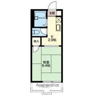 フォーブル萩野【2階】の間取り