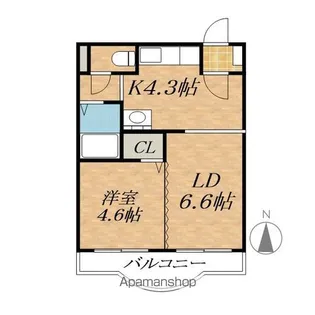 エクセルバード【1階】の間取り