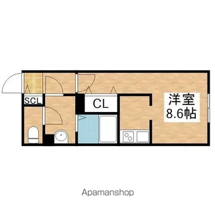 G VIVRE 御器所【1階】の間取り