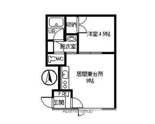 デュオM&D【1階】の間取り
