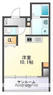浜男ビル【7階】の間取り