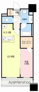 レジディア仙台北四番丁プレイス【308号室】の間取り