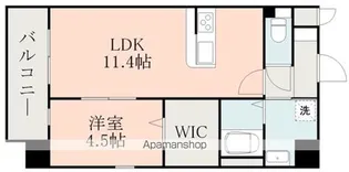 ロザリアン八王寺WEST【6階】の間取り