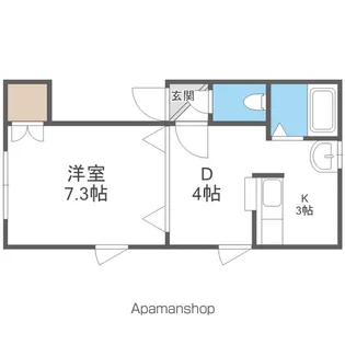 LA VALLEE NOUVELLE(ラ・ヴァレヌーベル)【207号室号室】の間取り