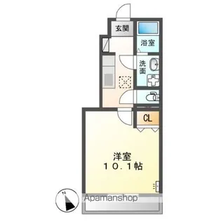 レイクサイド両ヶ池Ⅲ【1階】の間取り