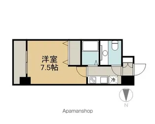 フロンティアタワー名駅南(旧CITY SPIRE 名駅南)【9階】の間取り