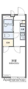 レオパレスハマメリス【2階】の間取り