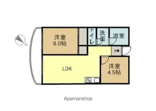 サンライズ青葉台【2階】の間取り