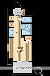 レジディア川崎【6階】の間取り