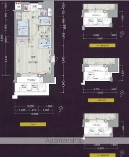 プレサンス名古屋STATIONアライブ【11階】の間取り