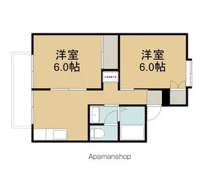 セジュール藤林【203号室】の間取り