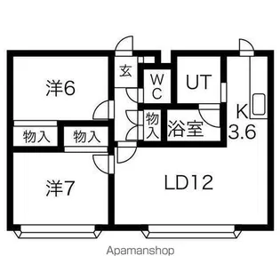 FLIESE HOUSE【2階】の間取り