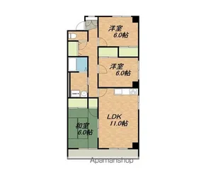 シンフォニア【403号室】の間取り