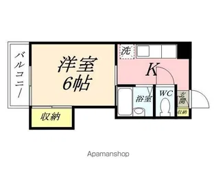 シャトレ下中野【302号室】の間取り