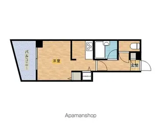 プリンセスライン西早稲田【2階】の間取り