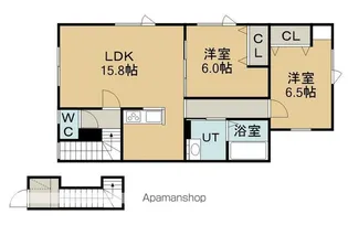 Nハイツ【201号室】の間取り