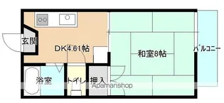 メゾンド綾【202号室】の間取り