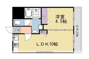 グランブルー宇治【3-C号室】の間取り