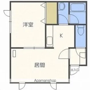 青葉ローマンヒルハイツ【201号室】の間取り