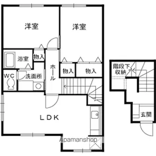 エテルネルB【2階】の間取り