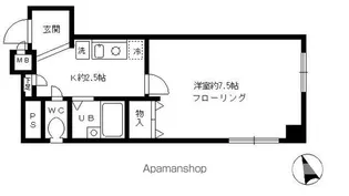 ファインクレスト南池袋【1階】の間取り