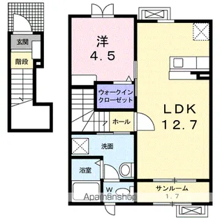 クレエ【2階】の間取り