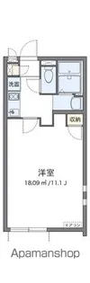 クレイノグランデージ樽井【205号室】の間取り