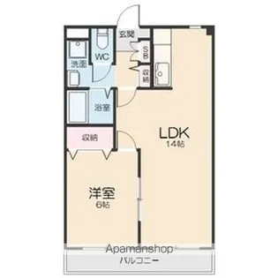 メゾンユーラップ【4階】の間取り