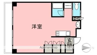 ザ・グローバル・ウエスト【5階】の間取り