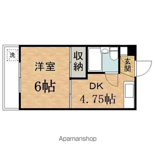 パレス珈房豆【1階】の間取り