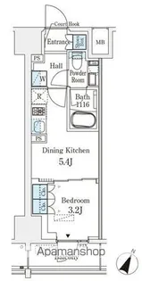 ベルファース神田神保町【6階】の間取り