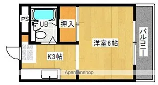 プレアール淀新町【4階】の間取り