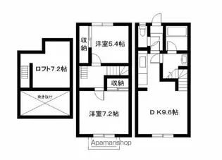 エレガンス小戸【1階】の間取り