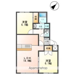 パークヒルズ藤野【202号室】の間取り