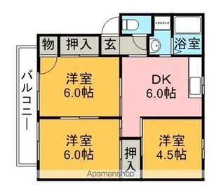 ベルアネックス【2階】の間取り