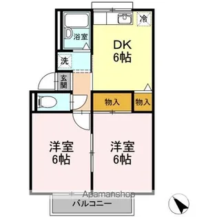 アーバンステージピノ【2階】の間取り