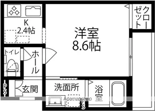 MAGNIFICA(マニフィカ)【1306号室】の間取り