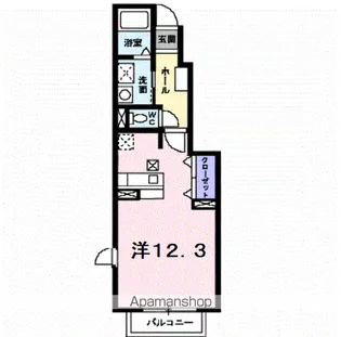 メゾン・ド・ミーテ【1階】の間取り