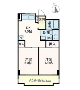 メゾンラフォーレ【2階】の間取り