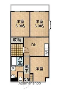 サンライズビル【2階】の間取り