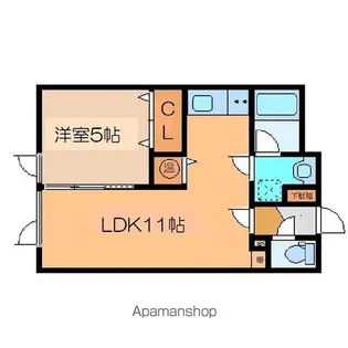 ラグ161W【2階】の間取り