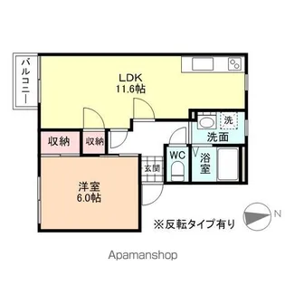 ポンパブランカ【2階】の間取り