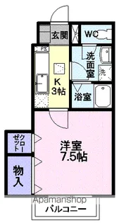 リトル マーシュ Ⅰ【1階】の間取り