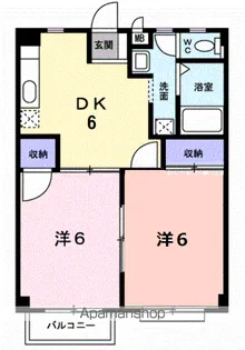 シーズハイツ【1階】の間取り