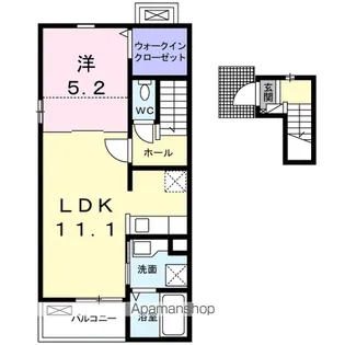 メゾンドリックⅢ【203号室】の間取り