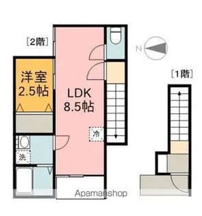 FELICIA小栗【203号室】の間取り