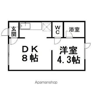 ハピネスⅡ【1階】の間取り
