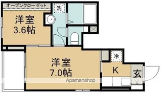 アルセツリー【1階】の間取り